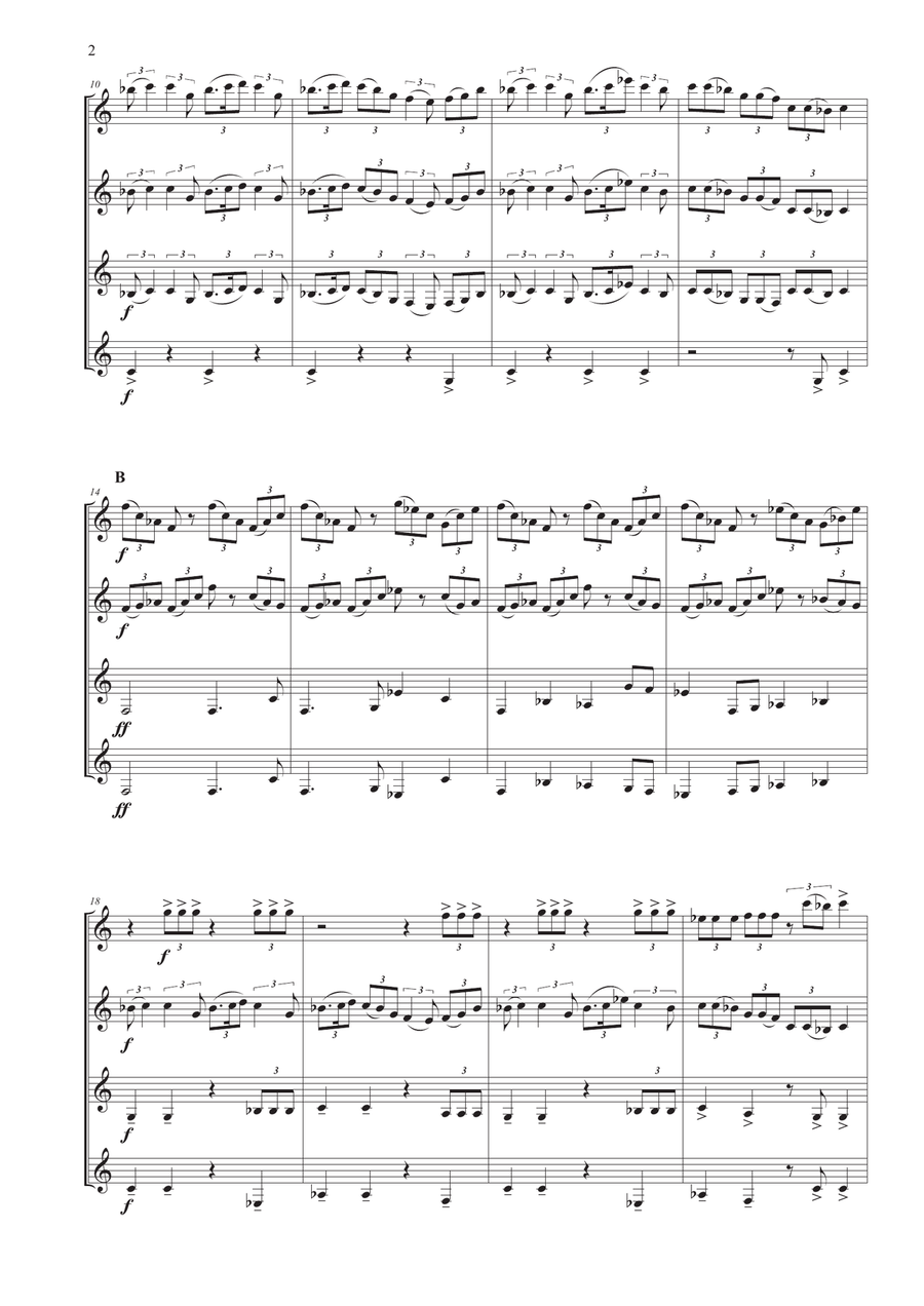 How To Train Your Dragon Woodwind Quartet scores gallery preview page 2