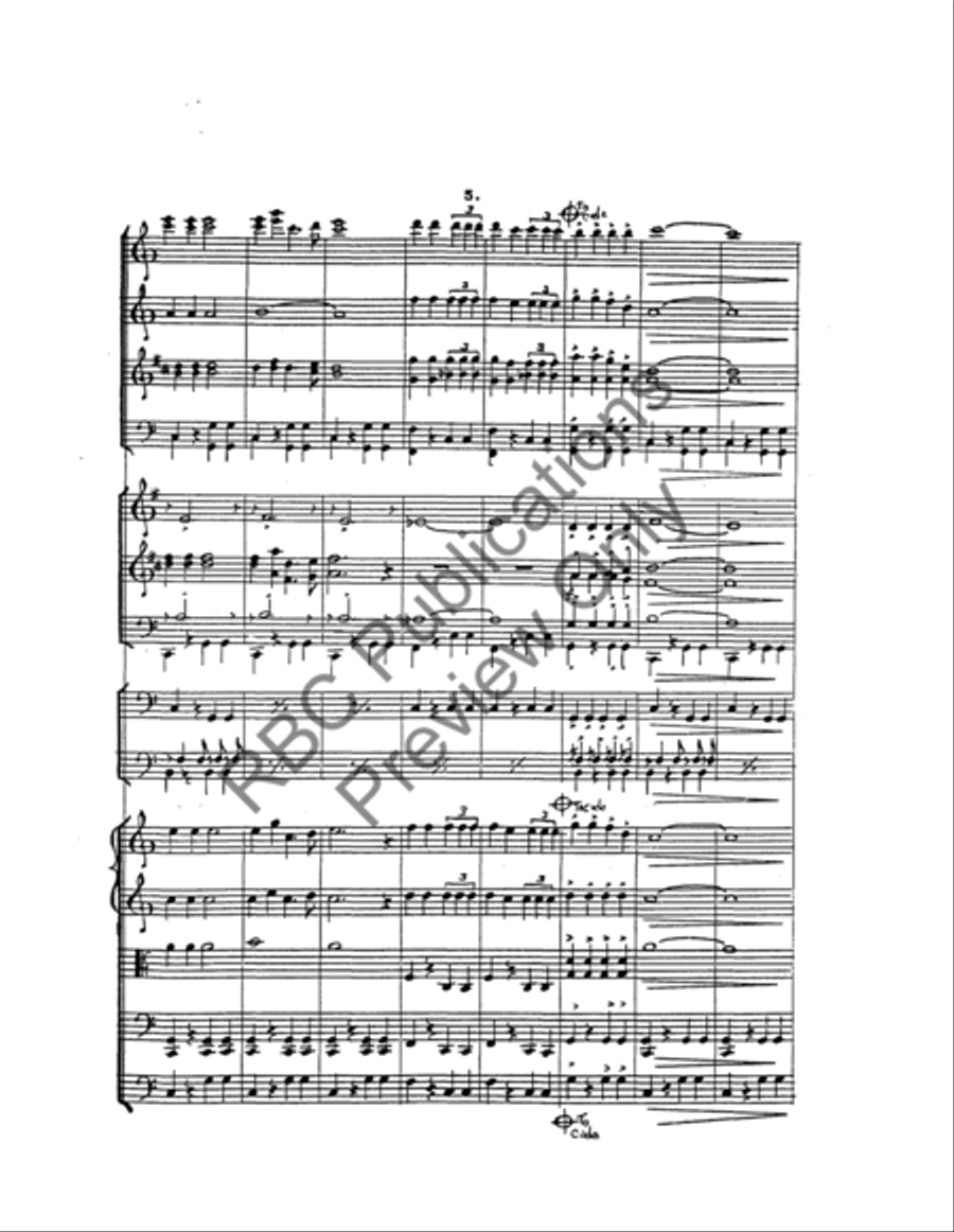 Jingle Beguine Full Orchestra scores gallery preview page 7