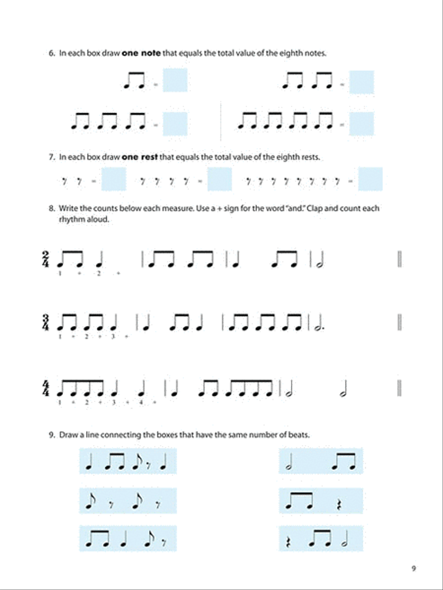 Essential Elements Piano Theory – Level 3 Piano Method scores gallery preview page 4