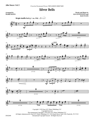 Book cover for Silver Bells (arr. Mark Hayes) - Alto Sax 1 & 2
