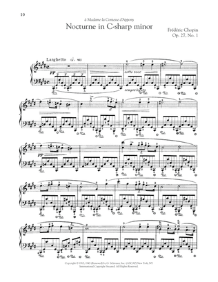 Book cover for Nocturne, Op. 27, No. 1