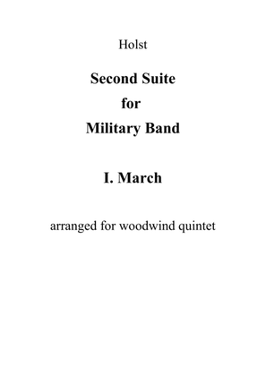 Second Suite for Military Band, I. March (Full Score and Parts)