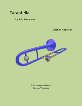 Book cover for Tarantella for Solo Trombone