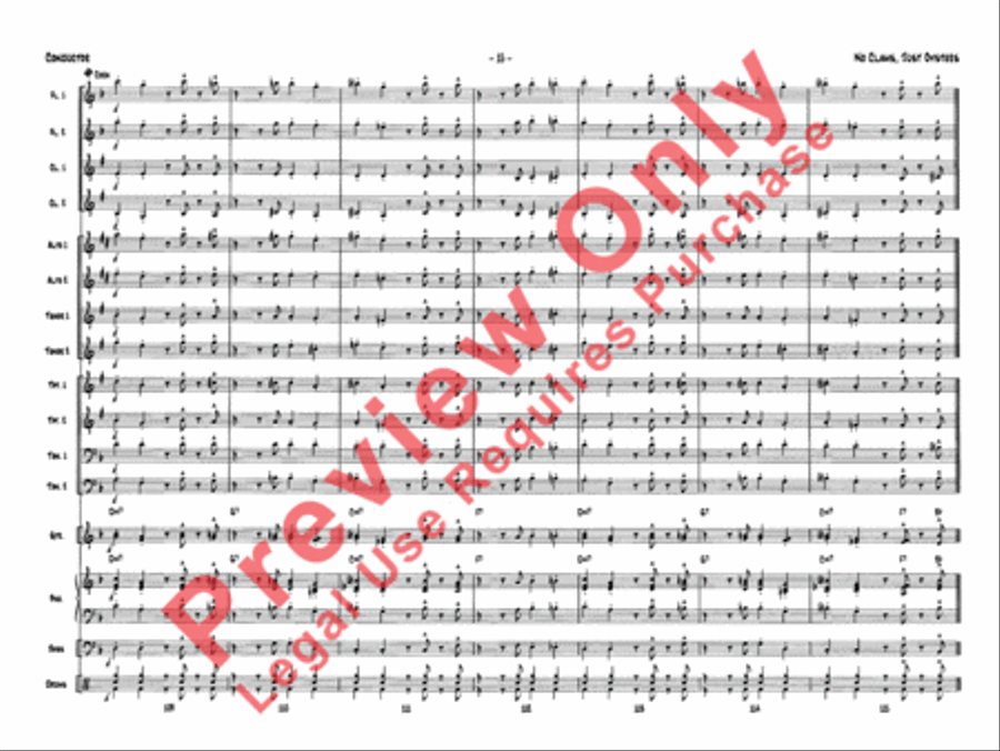 No Clams, Just Oysters Jazz Ensemble scores gallery preview page 18
