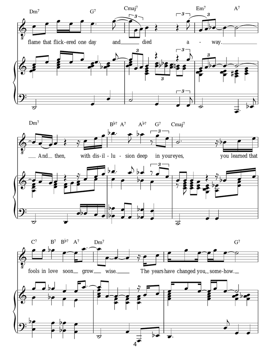Sophisticated Lady Guitar scores gallery preview page 4