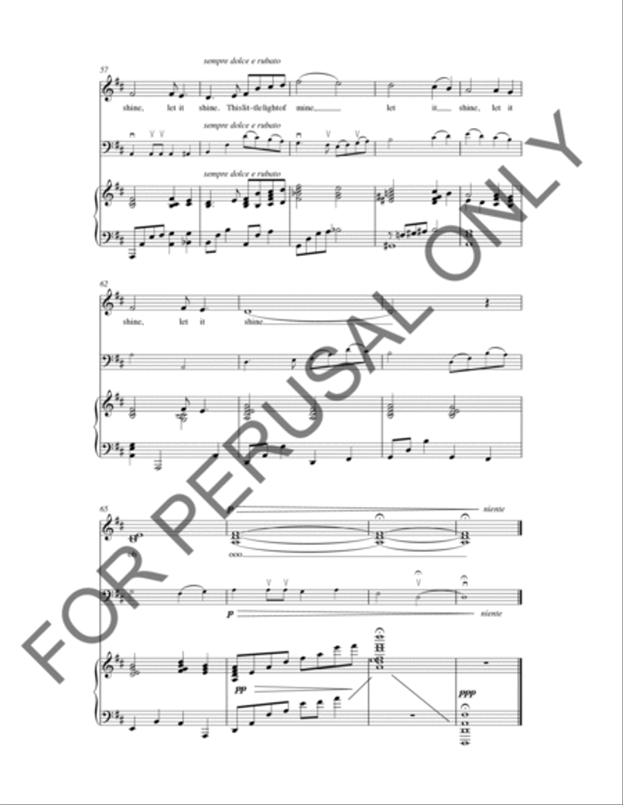 This Little Light Of Mine Unison Choir scores gallery preview page 6