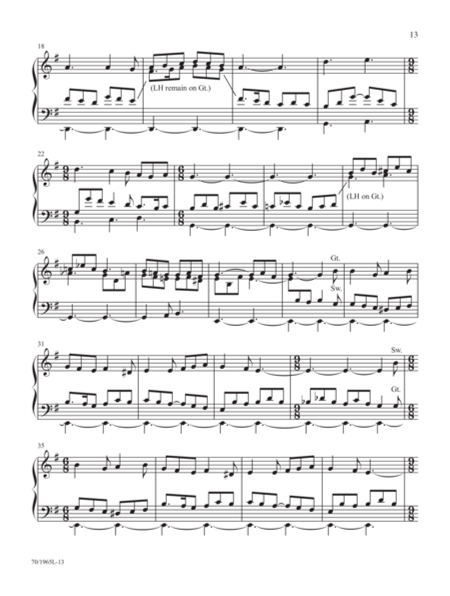 Christmas Presents for Organ Organ Solo scores gallery preview page 7