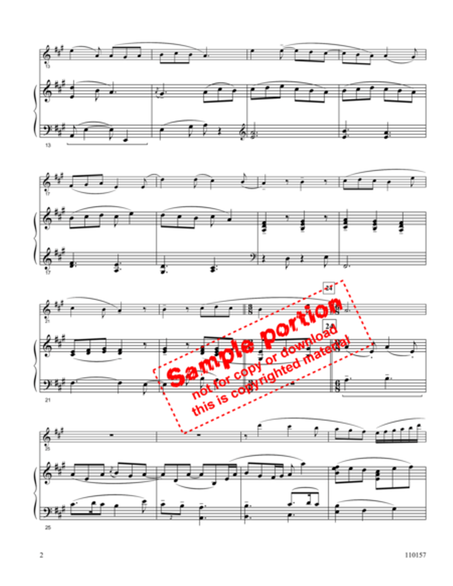 Bring A Torch, Jeanette, Isabella Flute Solo scores gallery preview page 3