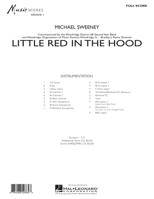 Book cover for Little Red In The Hood - Full Score