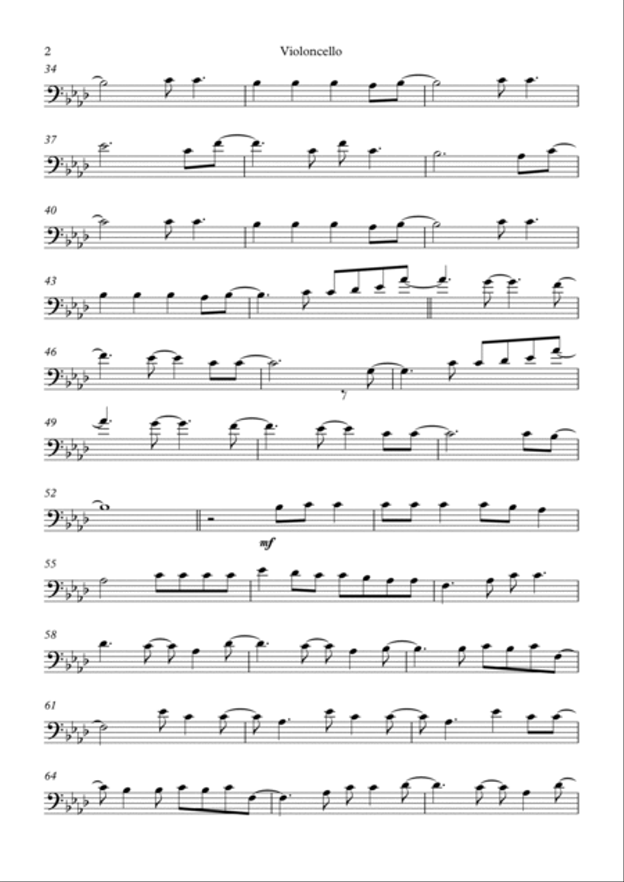 All Of Me All Of Me Cello Solo scores gallery preview page 2
