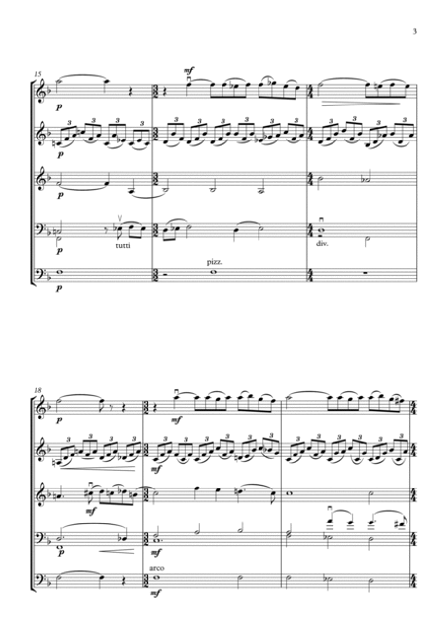 Rachmaninoff for strings String Orchestra scores gallery preview page 4