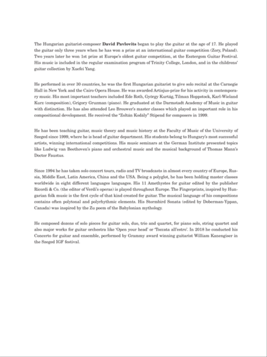 Shahrazad Dancing Guitar Ensemble scores gallery preview page 3