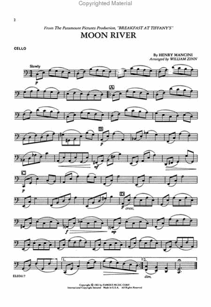 Henry Mancini for Strings, Volume 2
