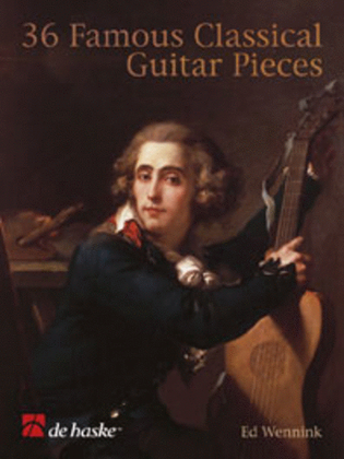 Book cover for 36 Famous Classical Guitar Pieces