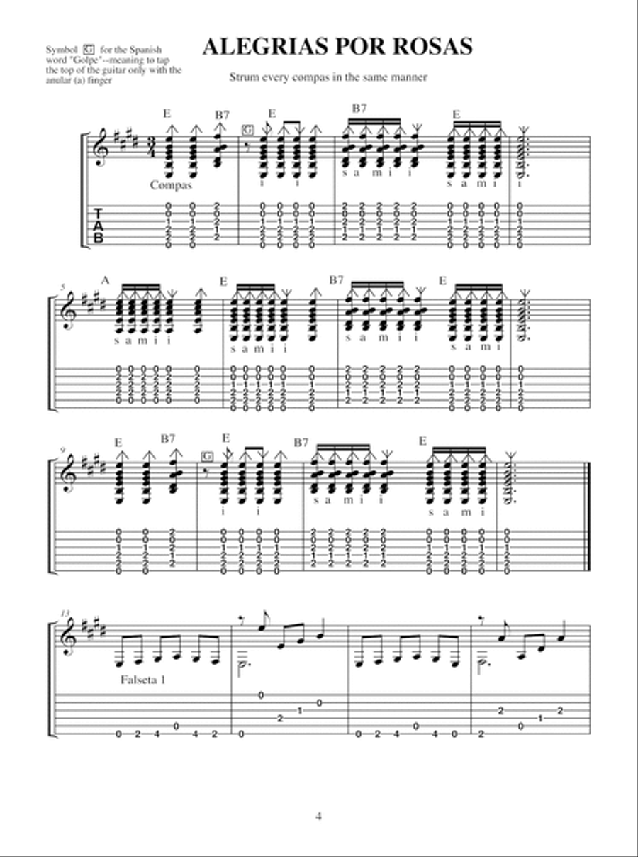 Flamenco Studies: Falsetas de mi Padre Acoustic Guitar scores gallery preview page 10