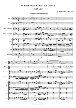 6e Simphonie Concertante in B-dur (Score & parts)