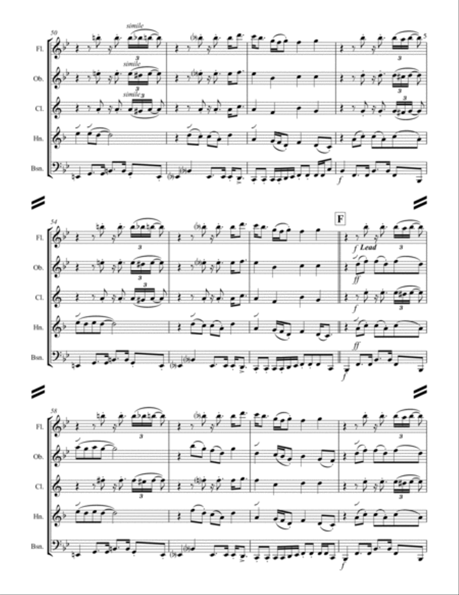 Sir Duke Woodwind Quintet scores gallery preview page 6