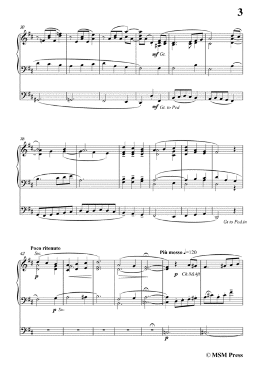 West-Fantasy on Two Well-known Christmas Carols,for Organ Organ Solo scores gallery preview page 5