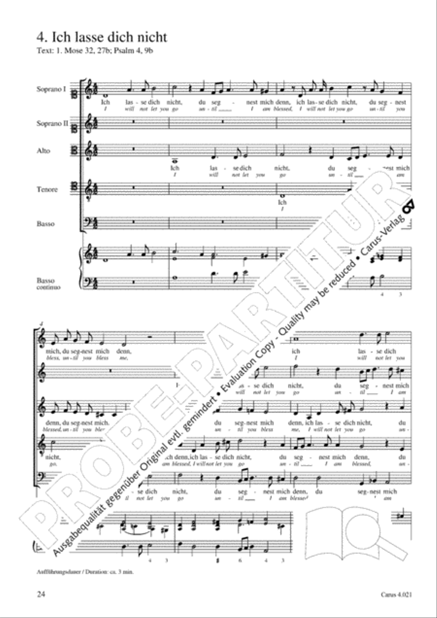 Schein: Israelsbrunnlein. Fontana d'Israel. Complete edition Choir scores gallery preview page 31