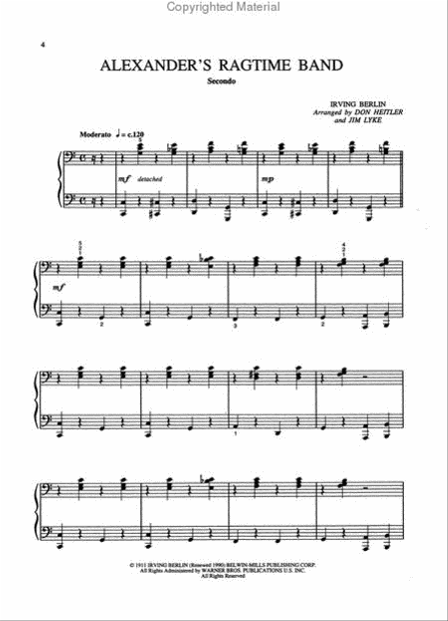 We Love a Piano (Duets We Love to Play) Small Ensemble scores gallery preview page 2
