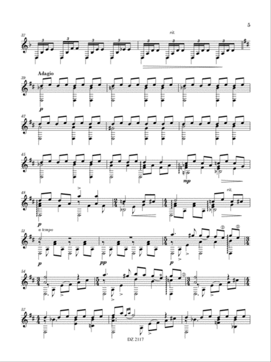 2 Ballads 2 Ballads Classical Guitar scores gallery preview page 5