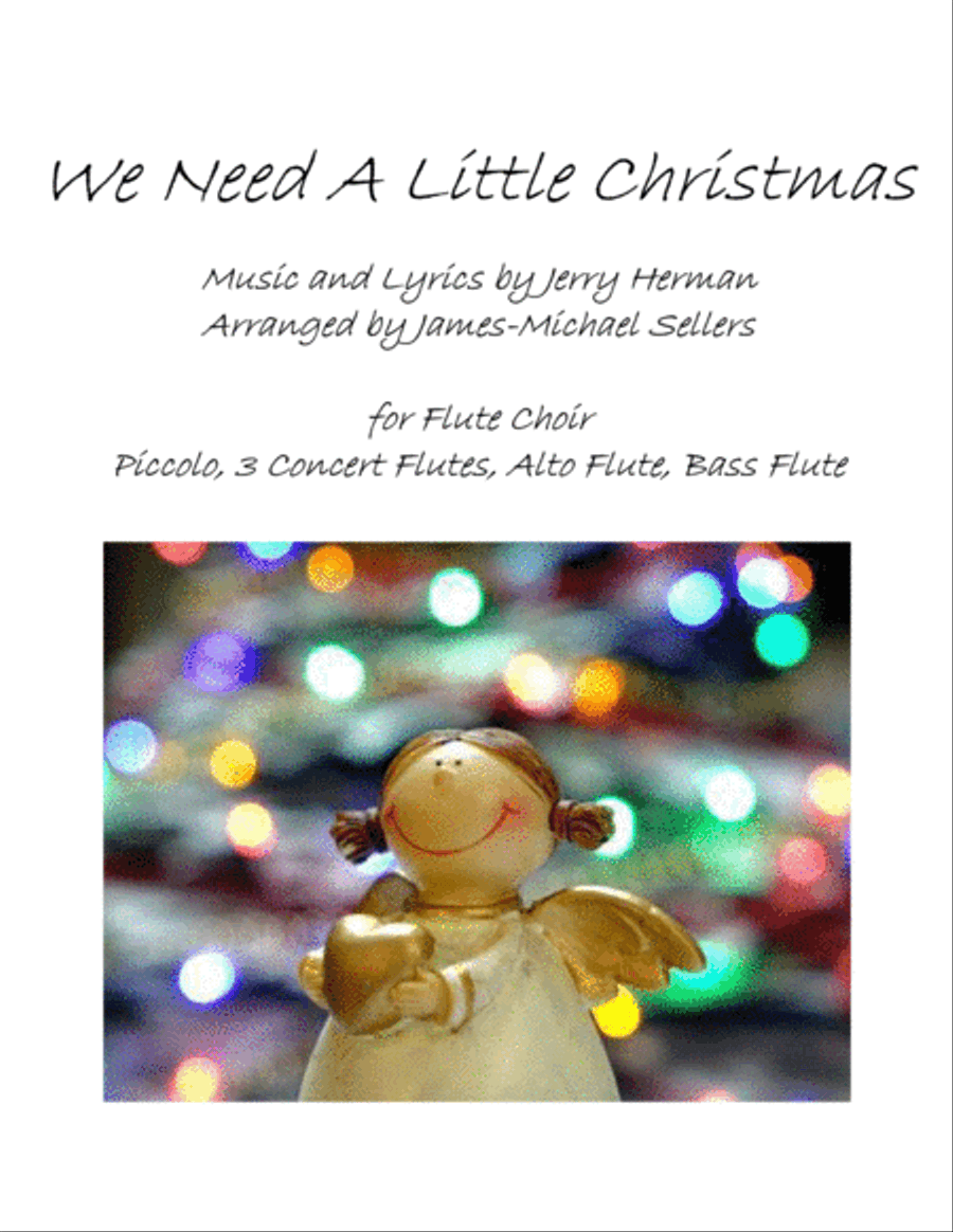 We Need A Little Christmas by Kimberley Locke Flute Choir - Digital Sheet Music