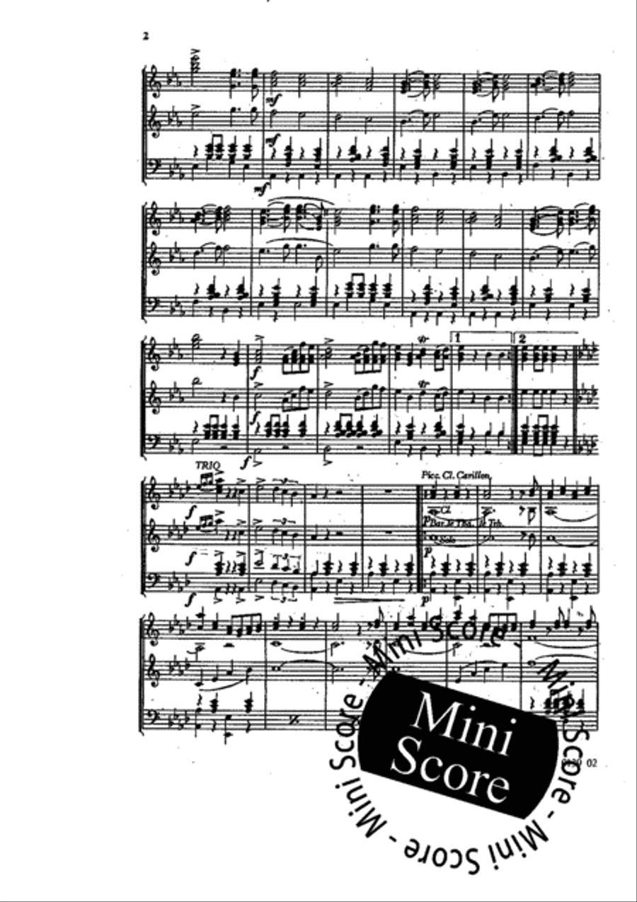 Mars Der Medici Fanfare Band scores gallery preview page 6