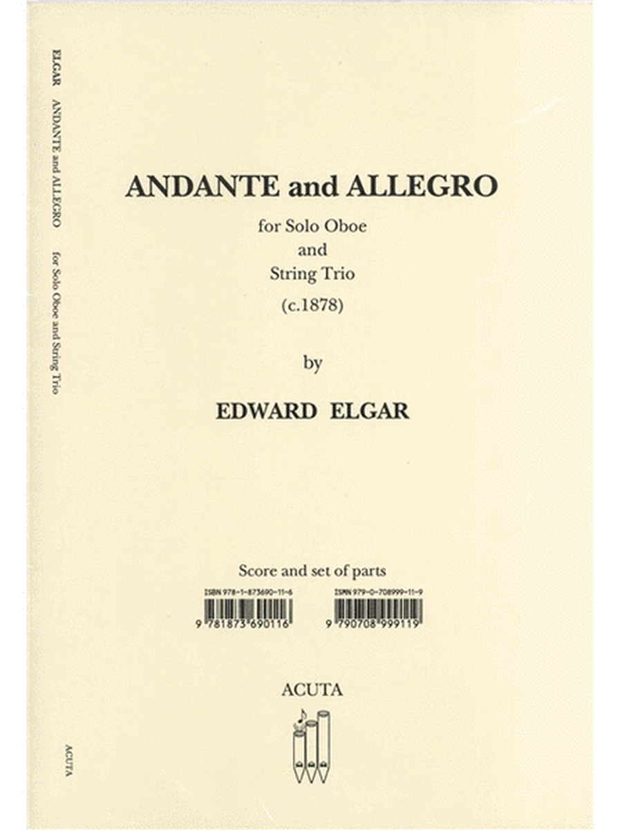 Andante & Allegro - Oboe/String Trio