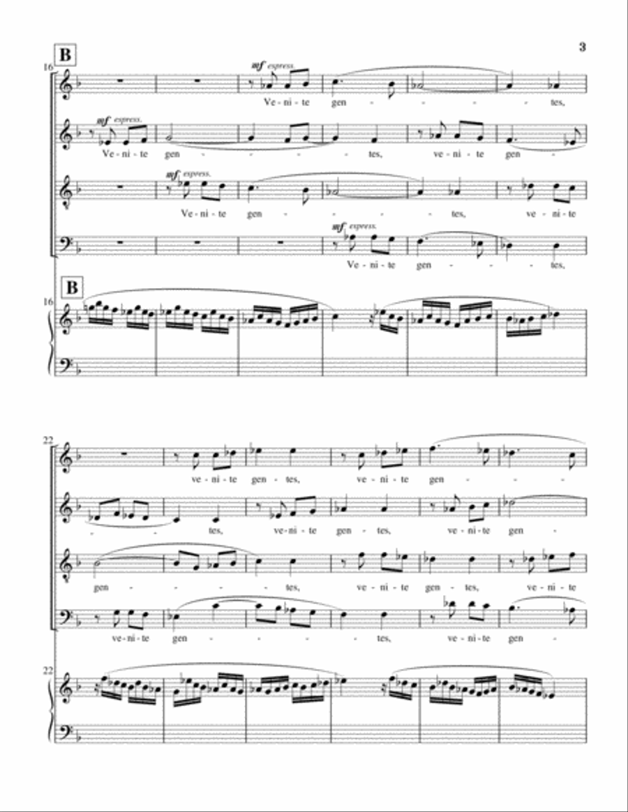 Alleluia, Dies Sanctificatus Divisi scores gallery preview page 5
