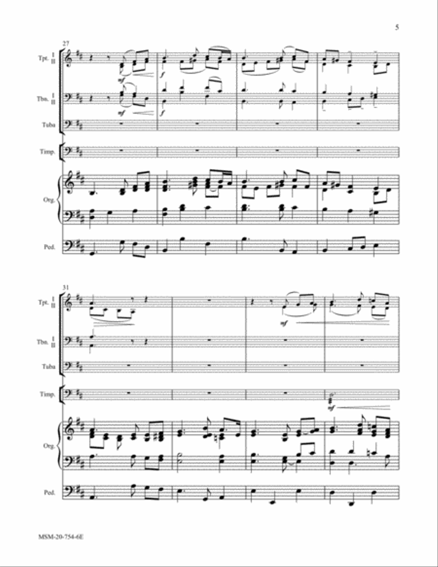 JERUSALEM in D Choir scores gallery preview page 5