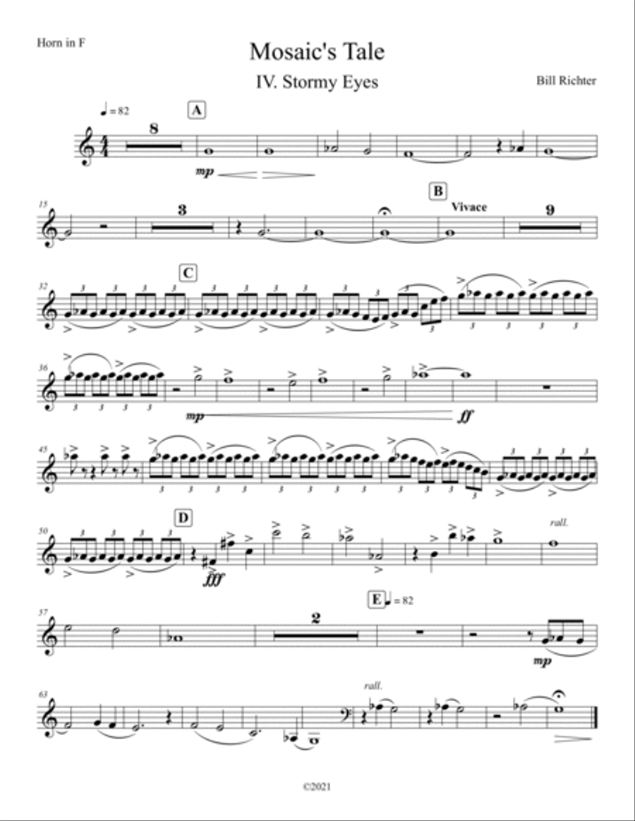 Mosaic's Tale Horn scores gallery preview page 6