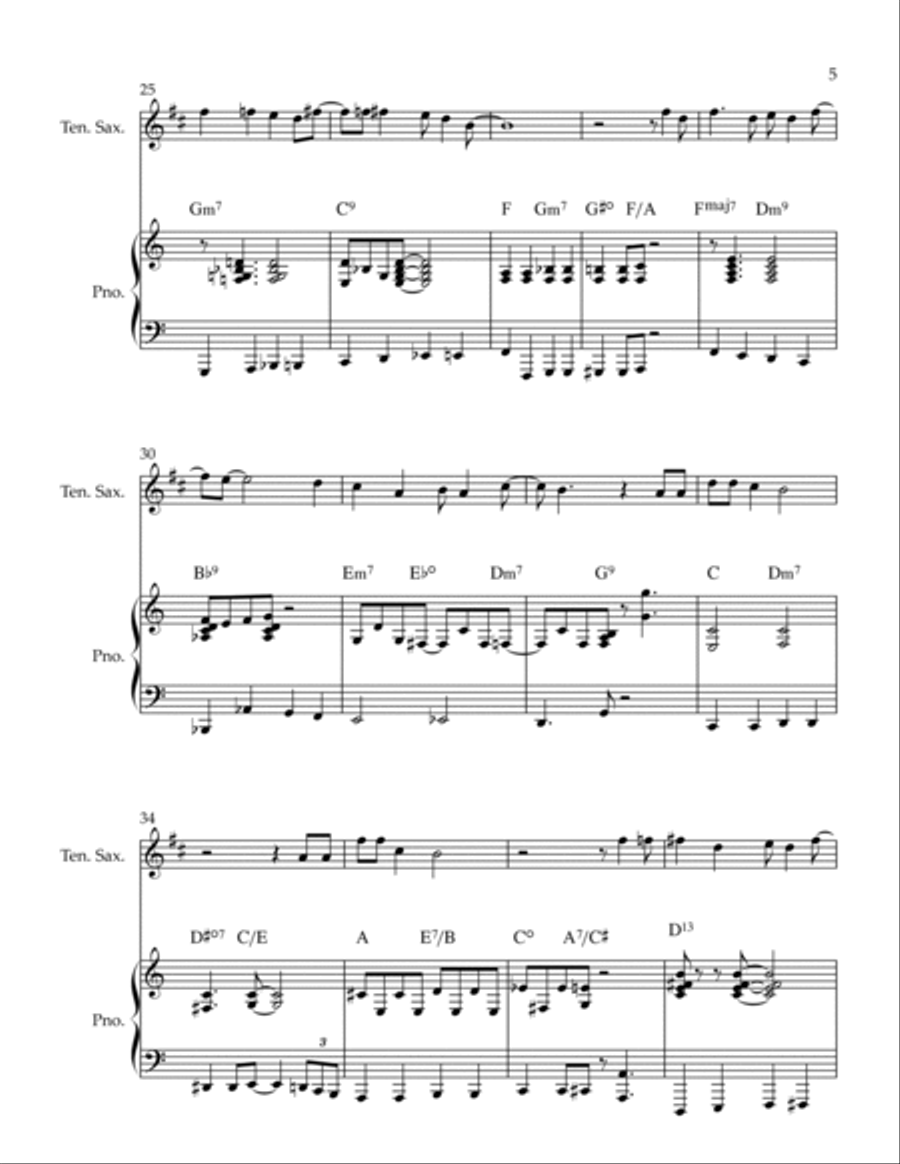 Goody Goody Tenor Saxophone scores gallery preview page 5