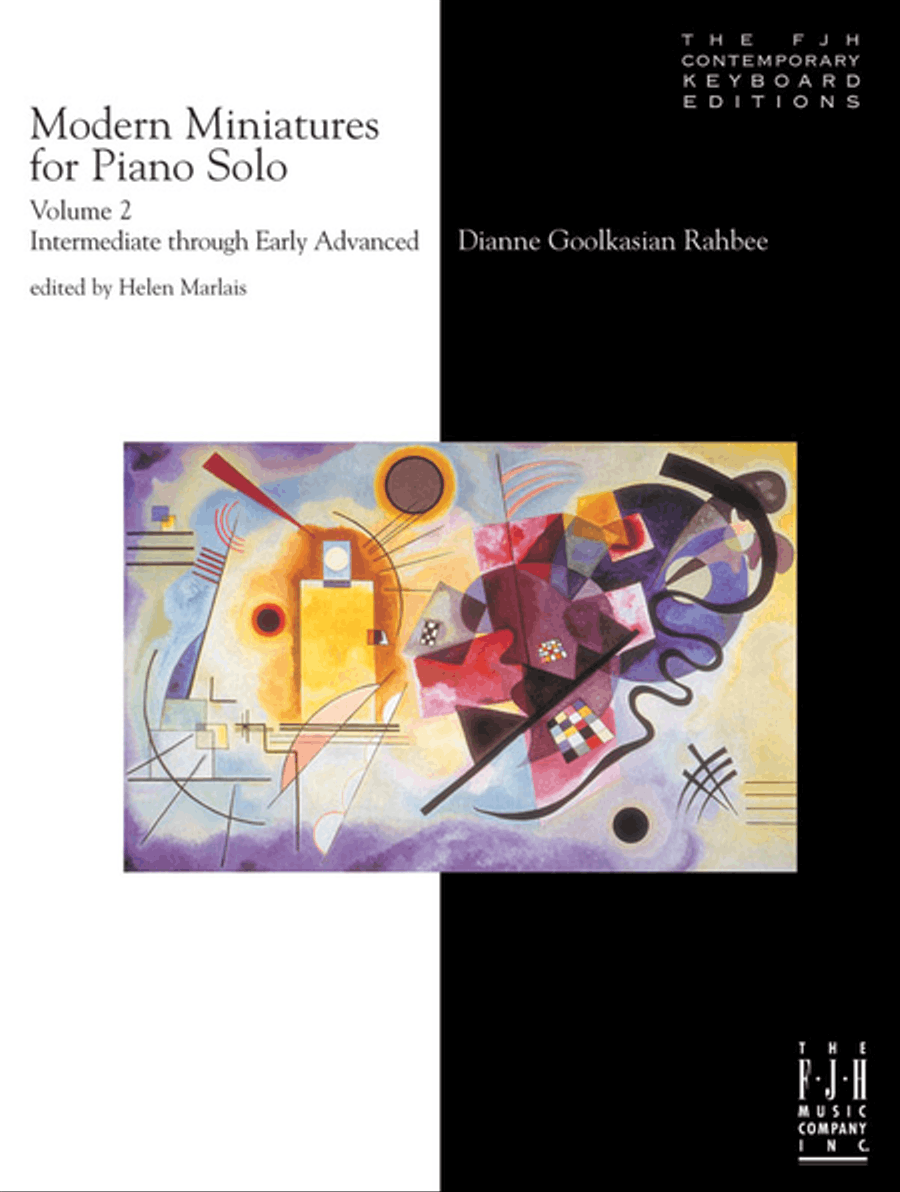 Modern Miniatures for Piano Solo by Dianne Goolkasian Rahbee Piano Solo - Sheet Music
