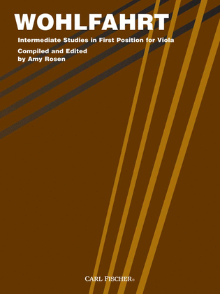 Book cover for Wohlfahrt Intermediate Studies In First Position for Viola