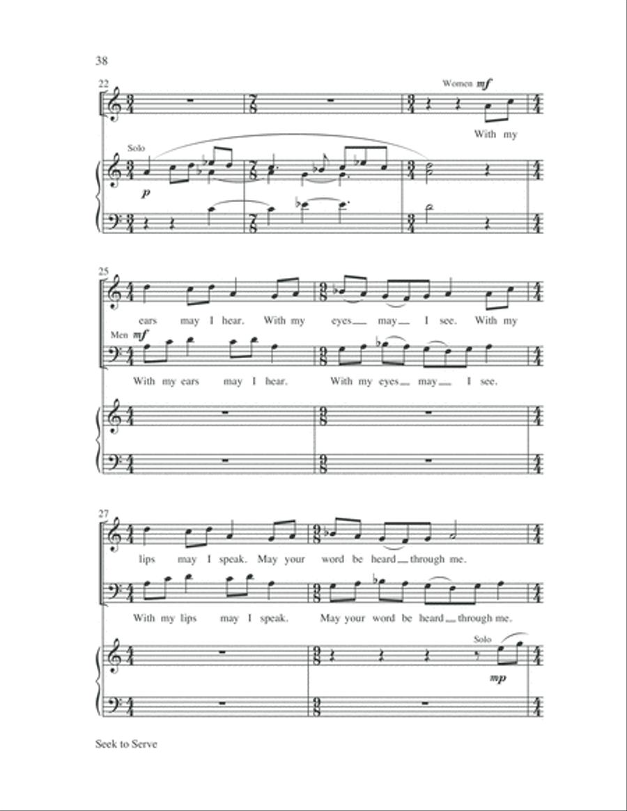 Easy Anthems, Vol. 4 Easy Anthems, Vol. 4 3-Part scores gallery preview page 39