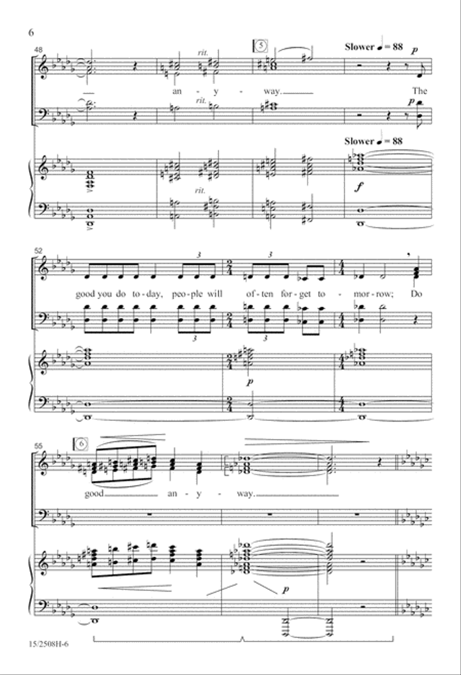 Anyway 4-Part scores gallery preview page 6