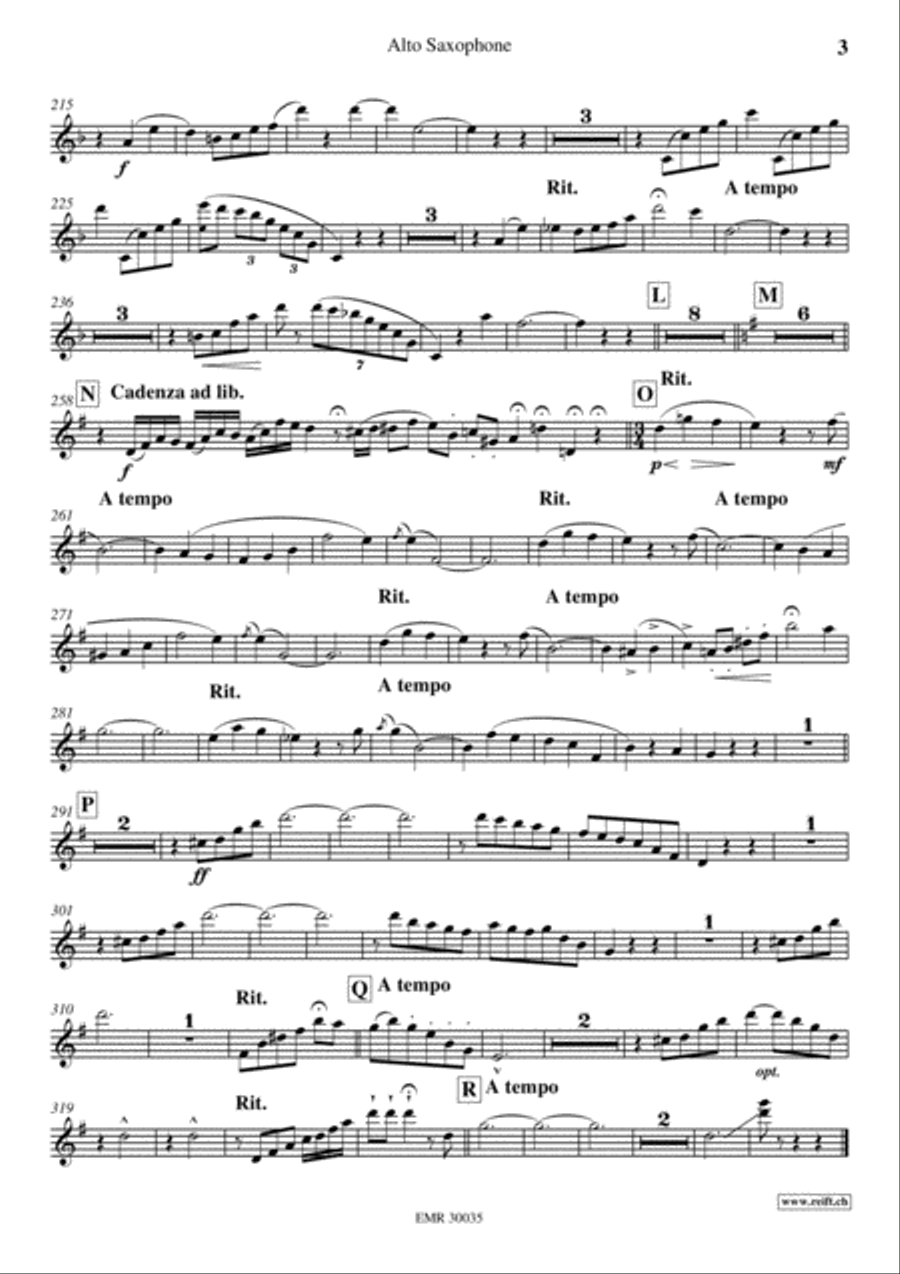 Love's Enchantment Alto Saxophone scores gallery preview page 4
