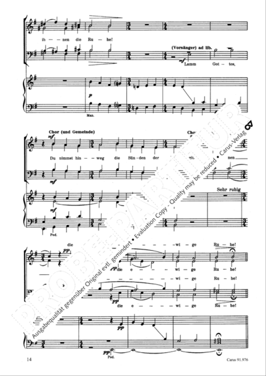 Deutsche Totenmesse Deutsche Totenmesse 4-Part scores gallery preview page 15