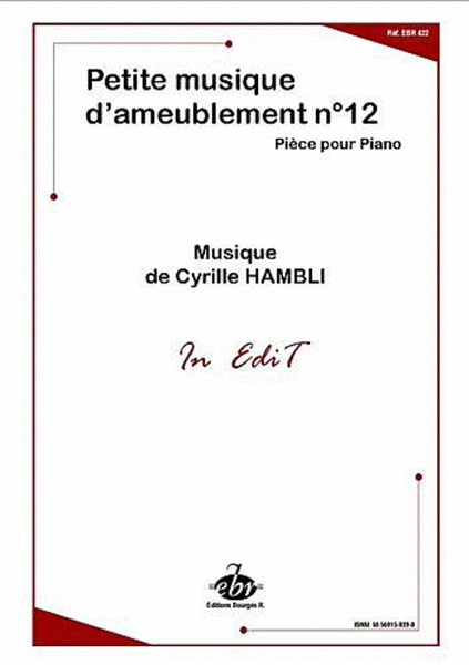 Petite Musique D'Ameublement No.12 image number null