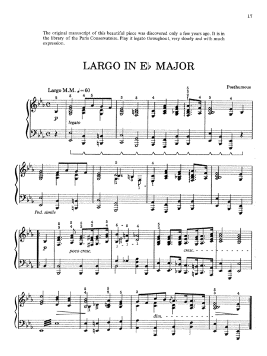 14 of His Easiest Piano Selections Piano Solo scores gallery preview page 4
