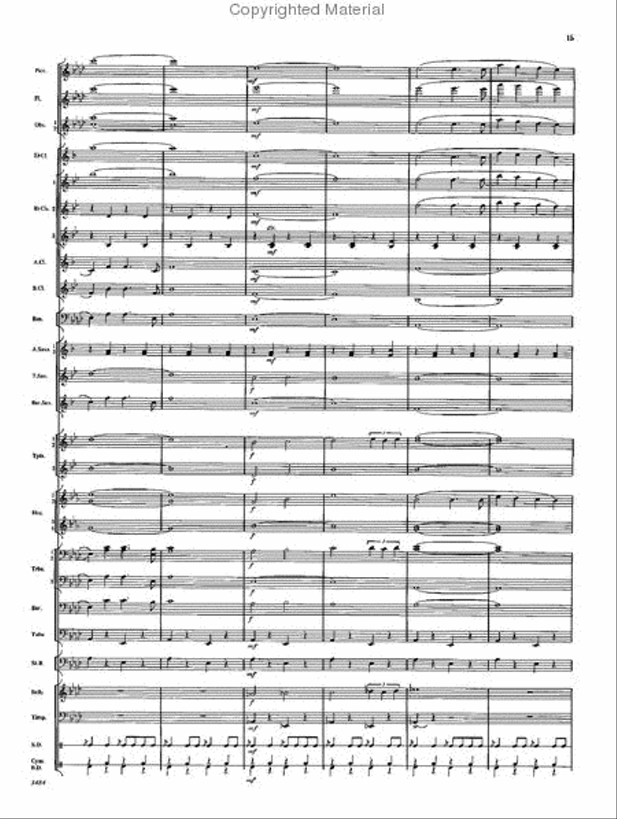 The Americans The Americans Concert Band scores gallery preview page 14
