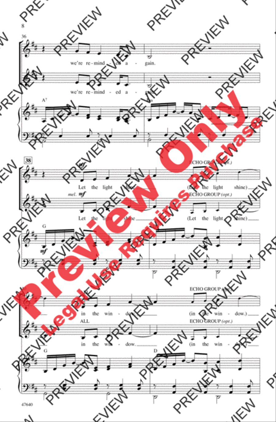 Light 2-Part scores gallery preview page 8