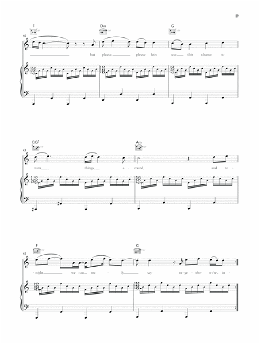 Invincible Piano, Vocal, Guitar scores gallery preview page 4