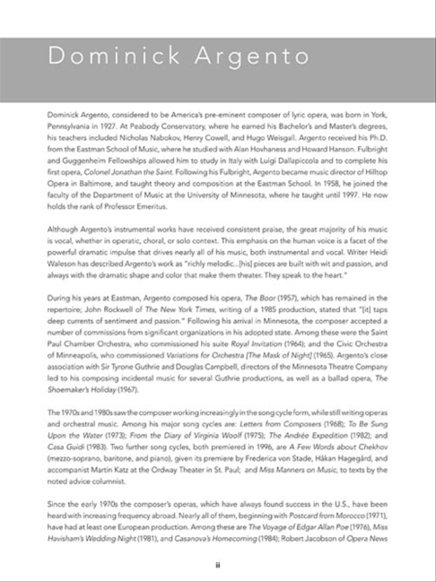 Collected Song Cycles Collected Song Cycles Voice scores gallery preview page 3