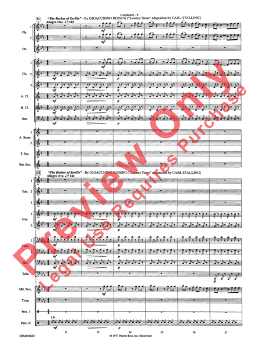 What's Up at the Symphony? Concert Band scores gallery preview page 12