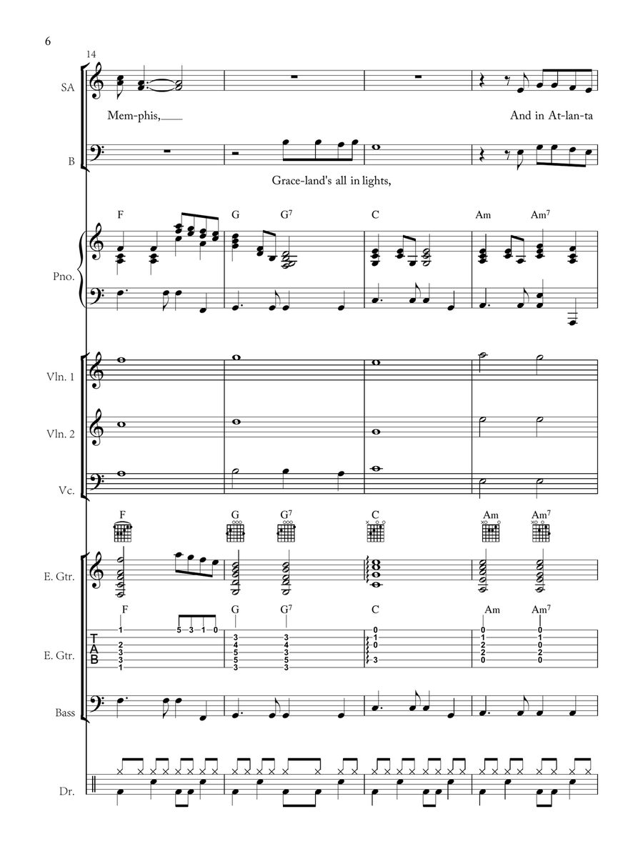 Christmas In Dixie 3-Part scores gallery preview page 6