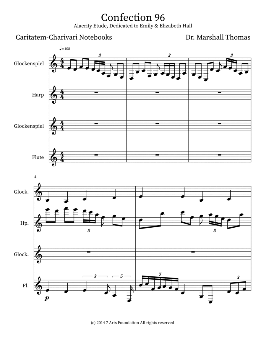 Confection 96 Flute scores gallery preview page 1