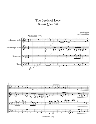 Book cover for The Seeds of Love (Brass Quartet)
