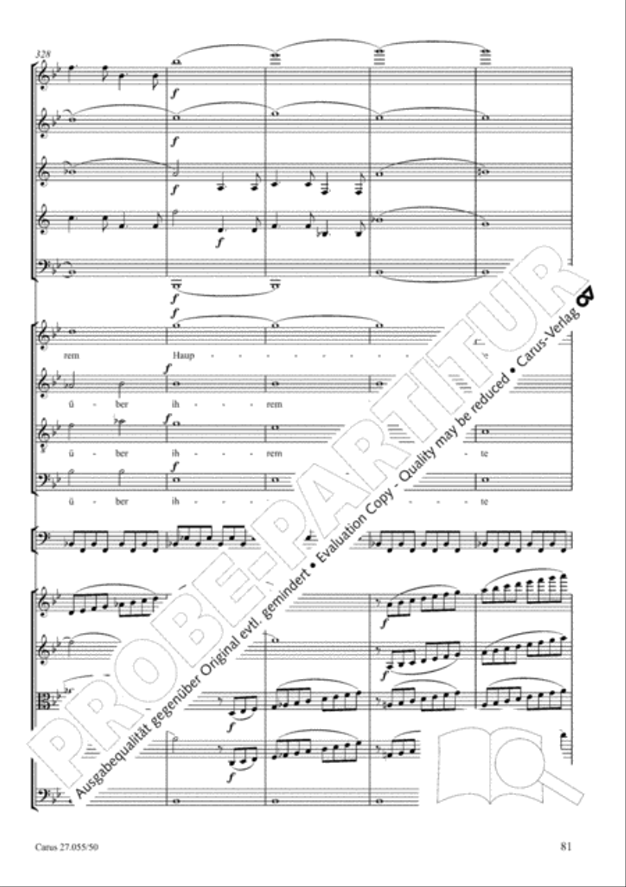 Ein Deutsches Requiem (German Requiem) 4-Part scores gallery preview page 88