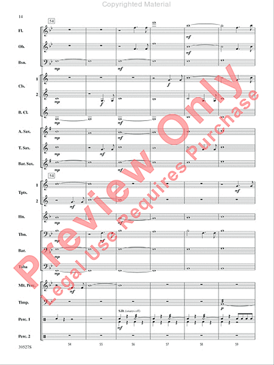 A Celebration of Taps A Celebration of Taps Concert Band scores gallery preview page 14
